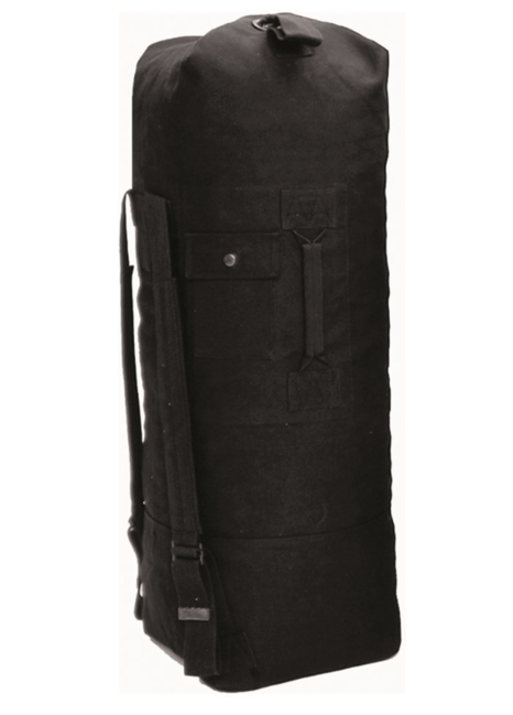 Mil-Tec US 75L vodna vreča z dvema trakoma, črna