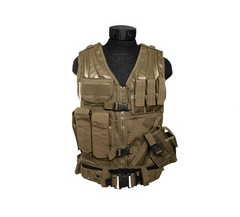 Mil-Tec USMC Αμάνικο Γιλέκο Τακτικό με Ζώνη, Coyote