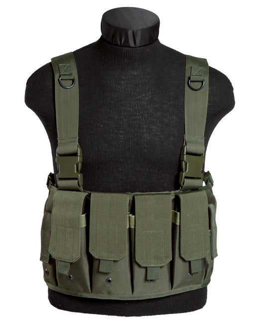 Mil-Tec MAG CHEST RIG telovnik taktični, olivno zelen