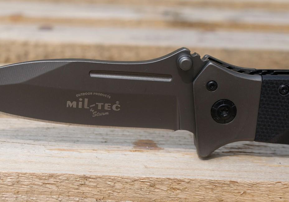 Mil-Tec DA35 preklopni nož Micarta 22cm, črn