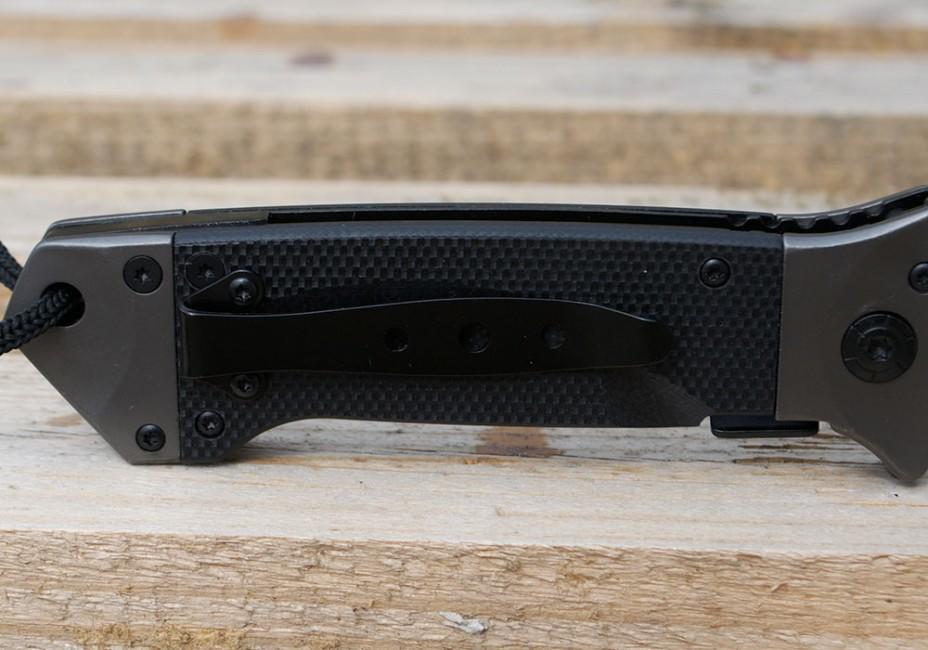 Mil-Tec DA35 preklopni nož Micarta 22cm, črn