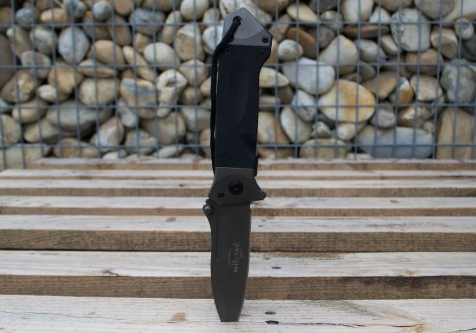 Mil-Tec DA35 preklopni nož Micarta 22cm, črn