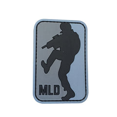 WARAGOD MLD-Major League DoorKicker našitek PVC, črn