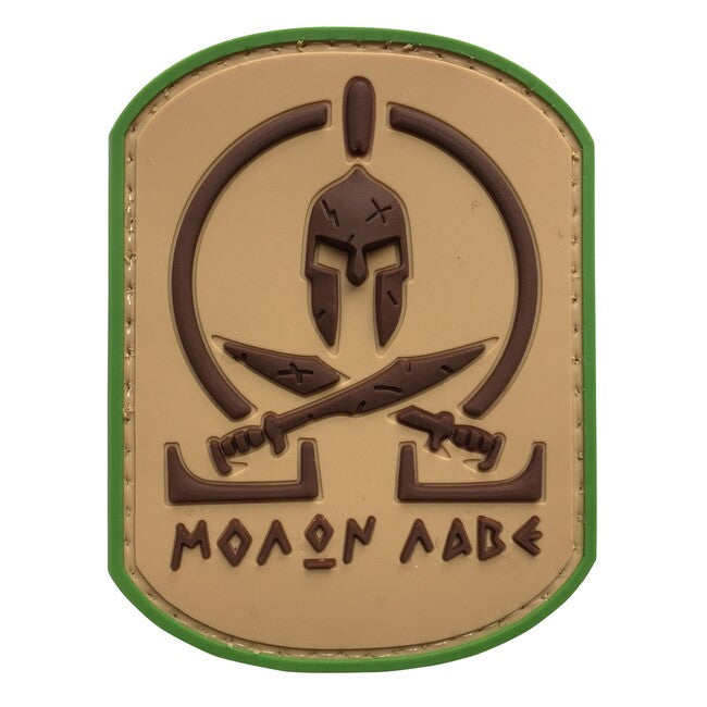 WARAGOD Molon Labe Spartan Battle Worn našitek PVC Multicam Patch