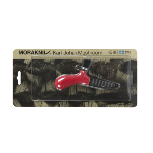 Morakniv Karl Johan nož na gobe, rdeča