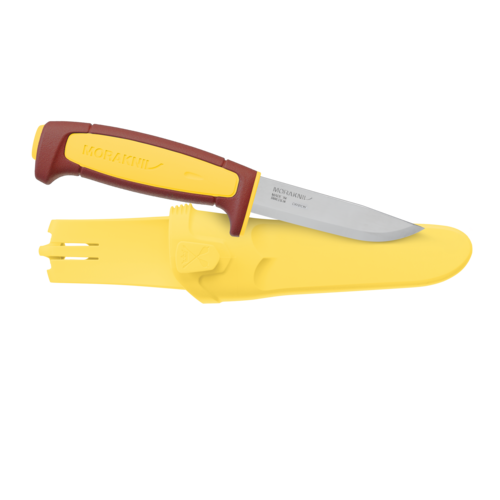 Morakniv Basic 511 nož za na prostem Limitirana izdaja 2023 (C), rumena/rdeča