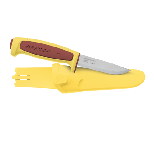 Morakniv Basic 546 nož za na prostem Omejena izdaja 2023 (S), rdeča/rumena