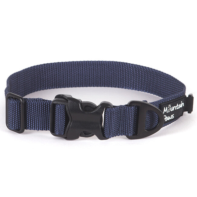 Mountain Paws ovratnik za psa srednje velikosti, mornarsko modra