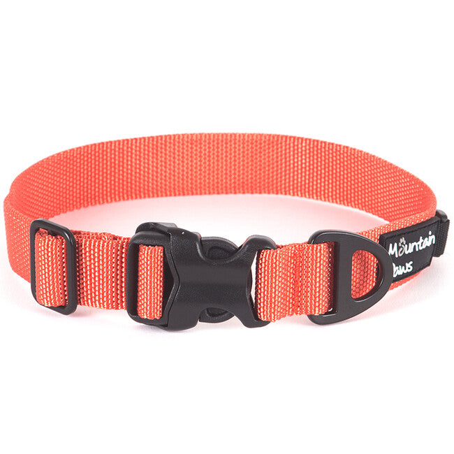 Mountain Paws ovratnik za psa srednji, oranžen
