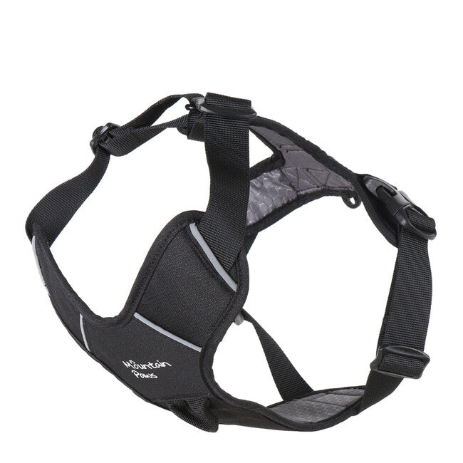 Mountain Paws Padded Dog Harness, Medium, Black