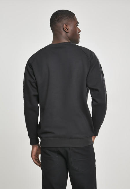 Urban Classics NASA Wormlogo Rocket pulover moški, črna