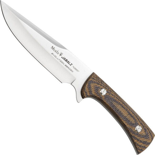 MUELA Jabali nož s fiksnim rezilom Micarta Mustard
