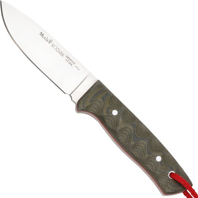 MUELA Kodiak nož Canvas Micarta s fiksnim rezilom