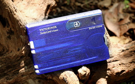 Victorinox SwissCard večnamenska kartica 10v1, modra