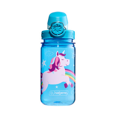 Nalgene Grip-n-Gulp Sustain steklenica za vodo otroška 0,35 L, modra unicorn