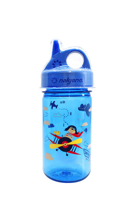 Nalgene Grip-n-Gulp Sustain steklenica otroška 0,35 l, modra dvostenski