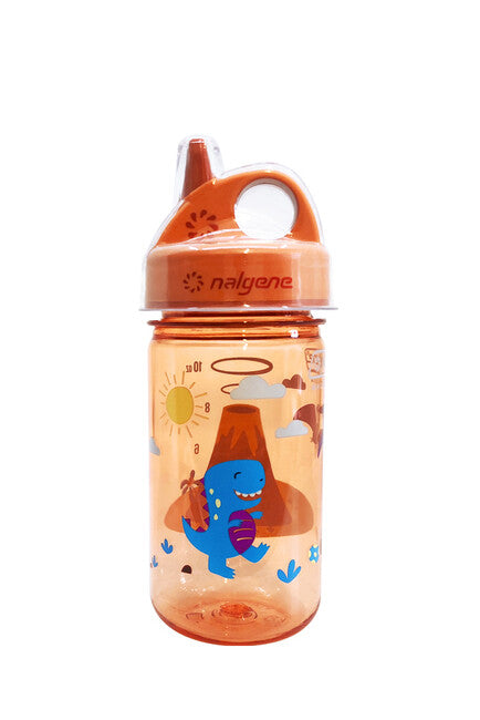 Nalgene Grip-n-Gulp Sustain steklenica otroška 0,35 l, oranžen vulkan