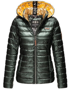 Navahoo Aurelianaa women's winter hooded jacket, olive