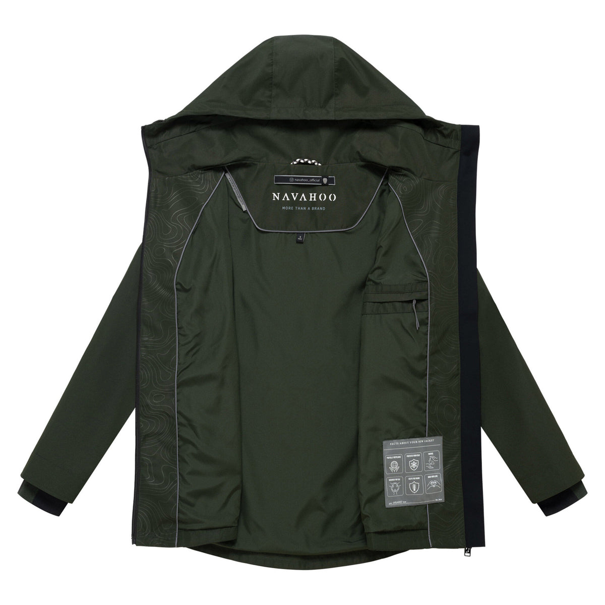 Navahoo Blumentanz 14 dámska outdoorová bunda, dark olive