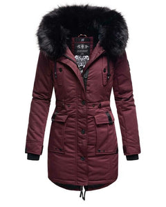 Navahoo Luluna Princess women's winter jacket with hood, Wine