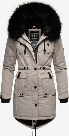 Navahoo Luluna Princess women's winter hooded jacket, Zinc grey