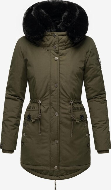 Navahoo Sweety Deluxe parka zimska ženski, temno olivno zelena