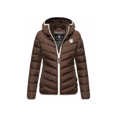Navahoo ELVA women's winter hooded jacket, Dark choco
