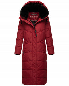 Navahoo HINGUCKER ženska zimska jakna s kapuco, dark red