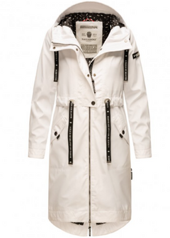 Navahoo JOSINAA women's transitional jacket with hood, white