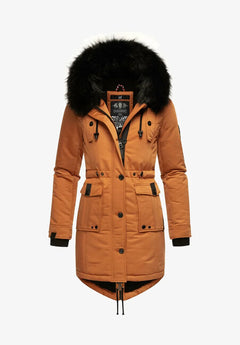 Navahoo LULUNA PRINCESS women's winter jacket with hood, Rusty cinamon