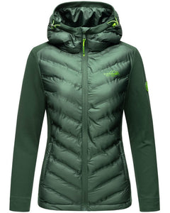 Navahoo NIMM MICH MIT ženska outdoor jakna, temno zelena
