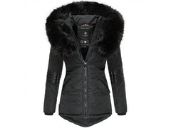 Navahoo NIRVANA women's winter hooded jacket, black