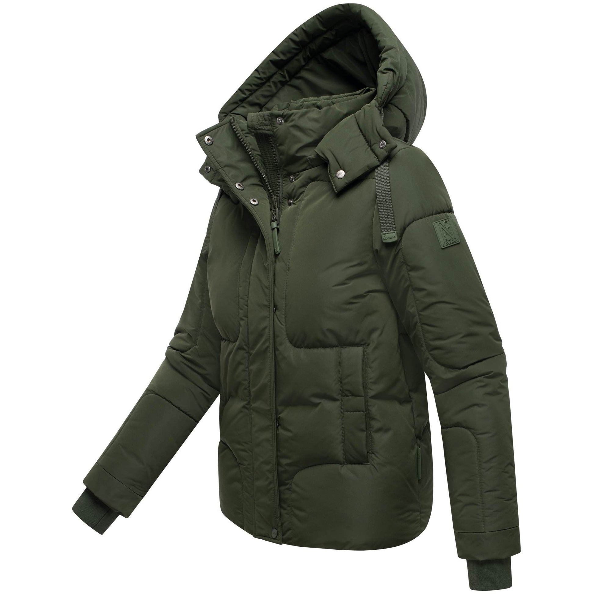Navahoo Zauberlicht 14 dámska prešívaná bunda, dark olive