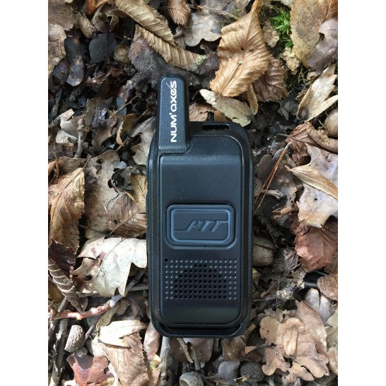 Numaxes TLK1038 walkie talkie, črna