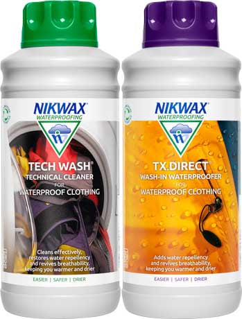 Nikwax Twin Tech Wash / TX.Direct Wash-In komplet 2 kosa priprav 1l