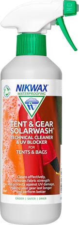 Nikwax Tent & Gear Solar Wash Spray-On čistilni izdelek za šotore in opremo za na prostem spreji, 2.5l