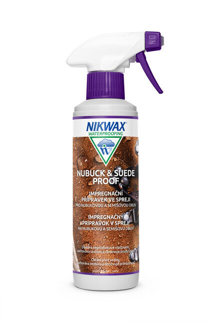 Nikwax Nubuck & Suede Proof Spray impermeabilni sprej za nubuk in semiš, 300ml