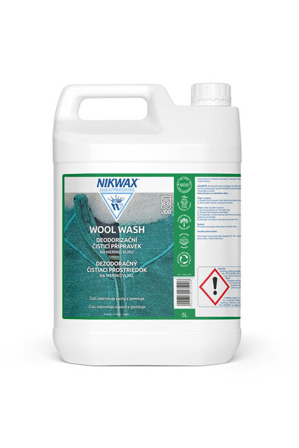 Nikwax Wool Wash pralni detergent za merino in volno, 5l
