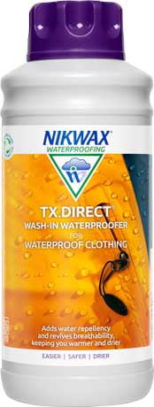 Nikwax TX.Direct Wash-In pralni pripravek za nepremočljivo oblačilo, 1l