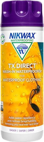 Nikwax TX.Direct Wash-In čistilno sredstvo za nepremočljivo oblačilo, 300ml