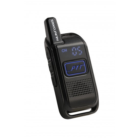 Numaxes TLK1038 walkie talkie, črna