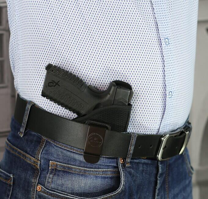 Falco Nylon Breathable IWB Holster for Concealed Carry Glock 26, Black Right