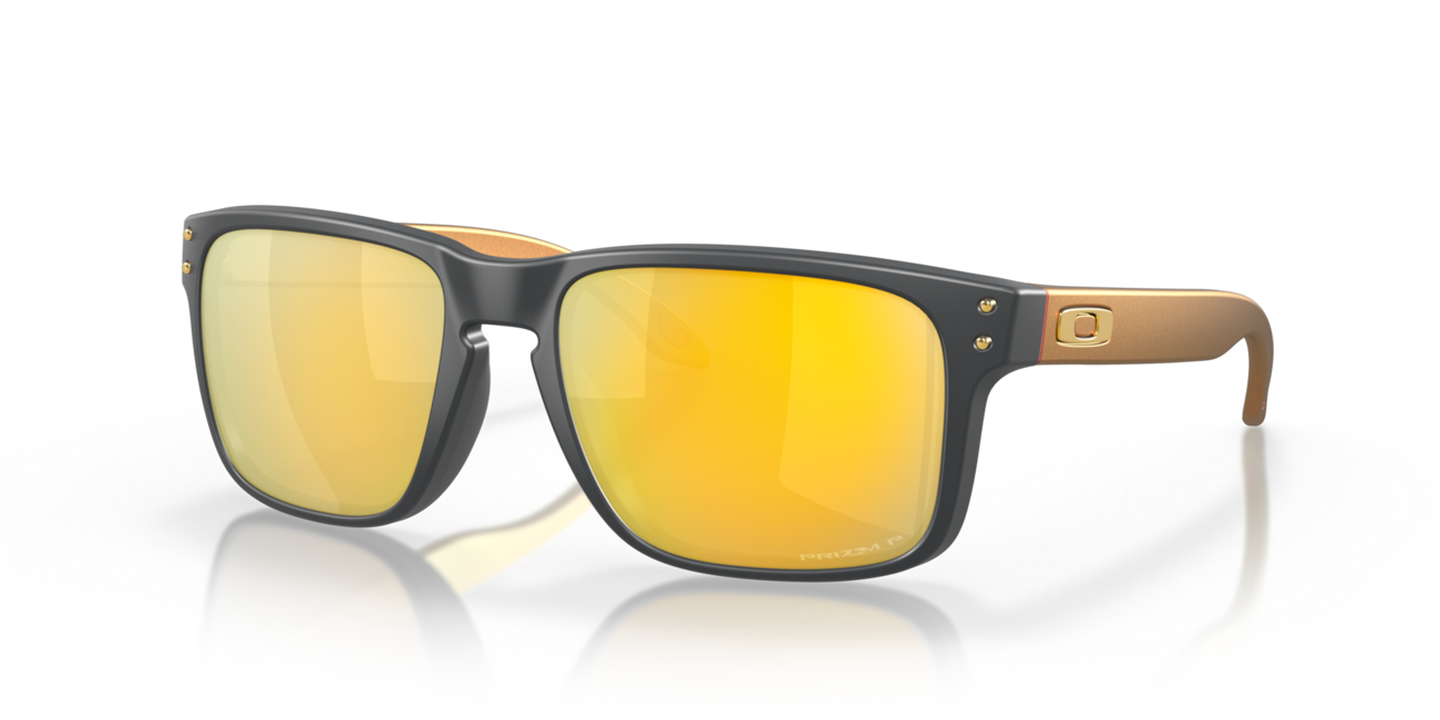 Oakley HOLBROOK sončna očala s okvirjem Matte Carbon in stekli Prizm 24K Polarized, 57