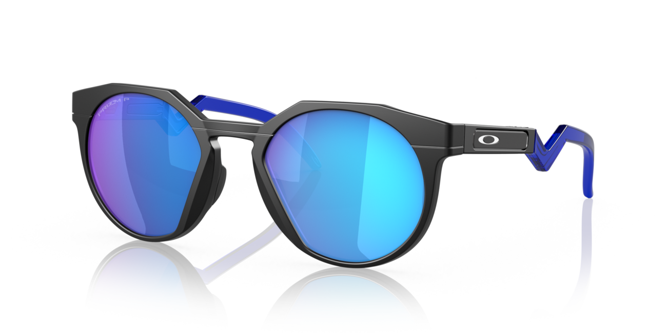 Oakley HSTN očala s sončnim zaščitom s okvirjem Matte Black in stekli Prizm Sapphire Polar, 52