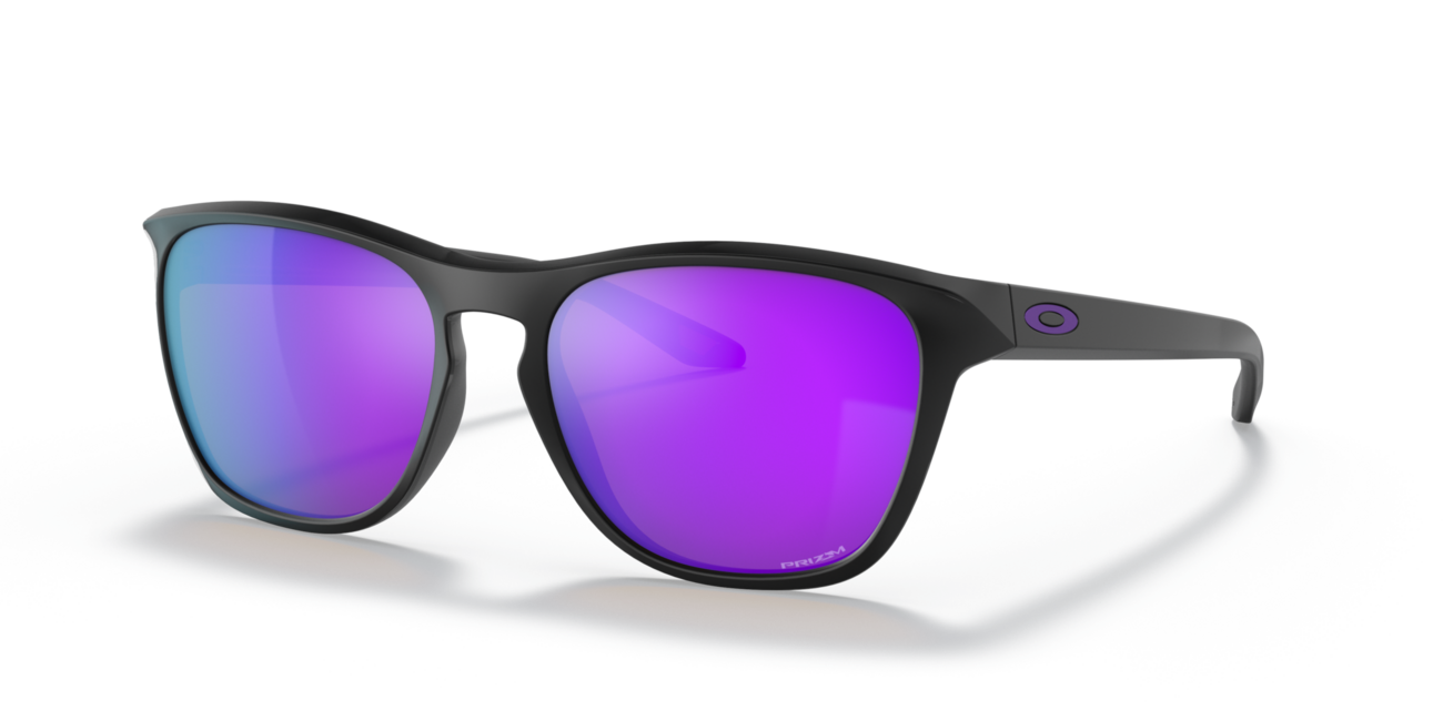 Oakley MANORBURN sončna očala z okvirjem in stekli, mat črna, Prizm Violet 56