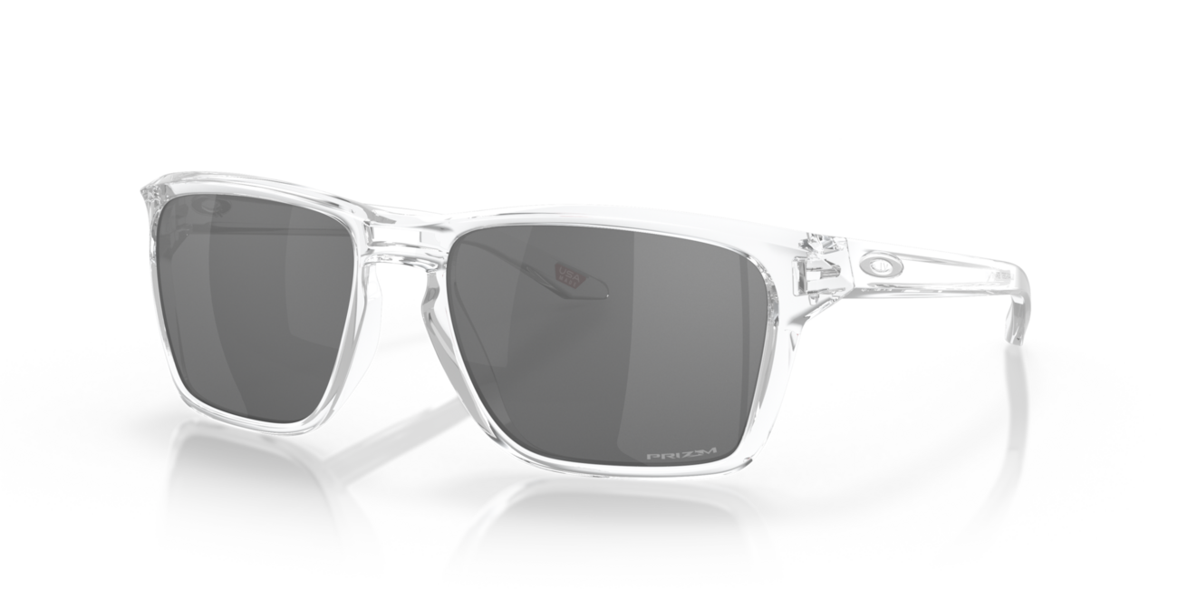 Oakley SYLAS sončna očala s okvirom Polished Clear in Prizm Black steklom, 57
