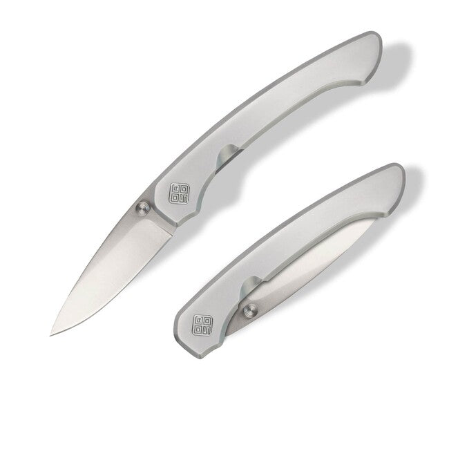 OCASO Seaton Mini Folding Knife, Silver