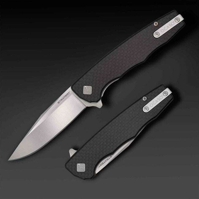 OCASO Strategy Folding Knife Carbon Fiber/G-10