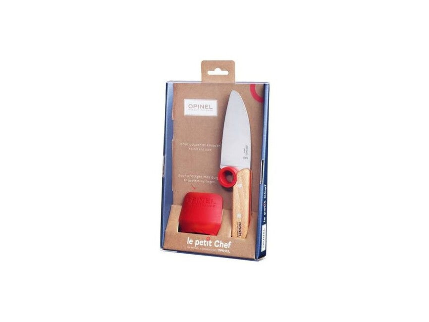 Opinel Le Petit Chef komplet otroški nož + varovalo prstov