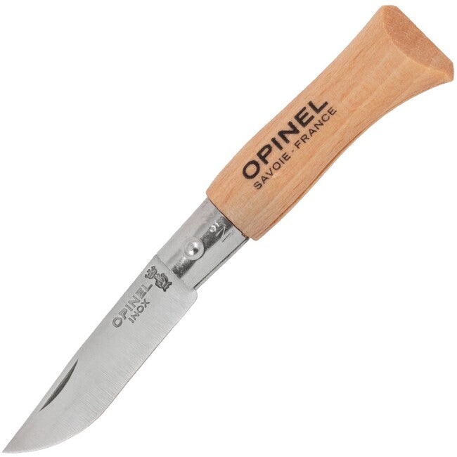 Opinel N°02 preklopni nož Inox Beech, rjava